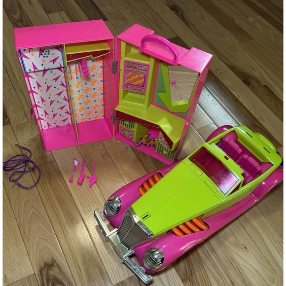 Hasbro Other - Vintage Jem & The Holograms Backstager Speaker Playset & Rockin' Roadster WORKS!